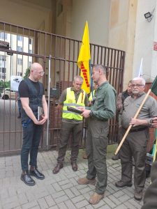 Pikieta przed Ministerstwem Klimatu i Środowiska